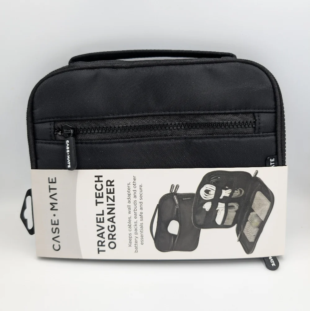 Case-Mate Black Tech Organizer Bag